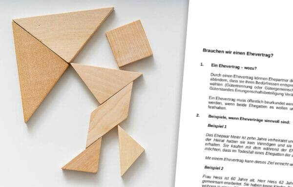 Brauchen wir einen Ehevertrag?